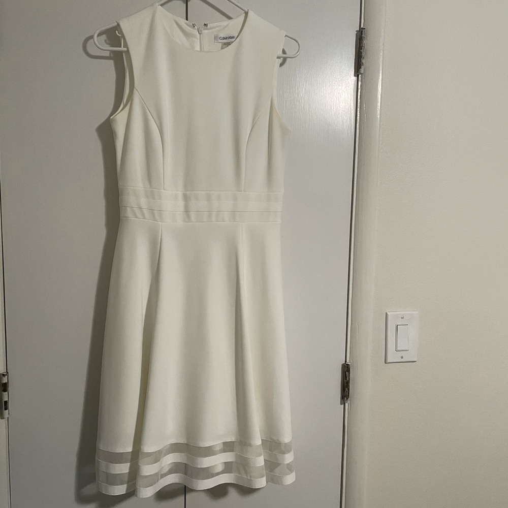 Sale! Calvin Klein White Dress